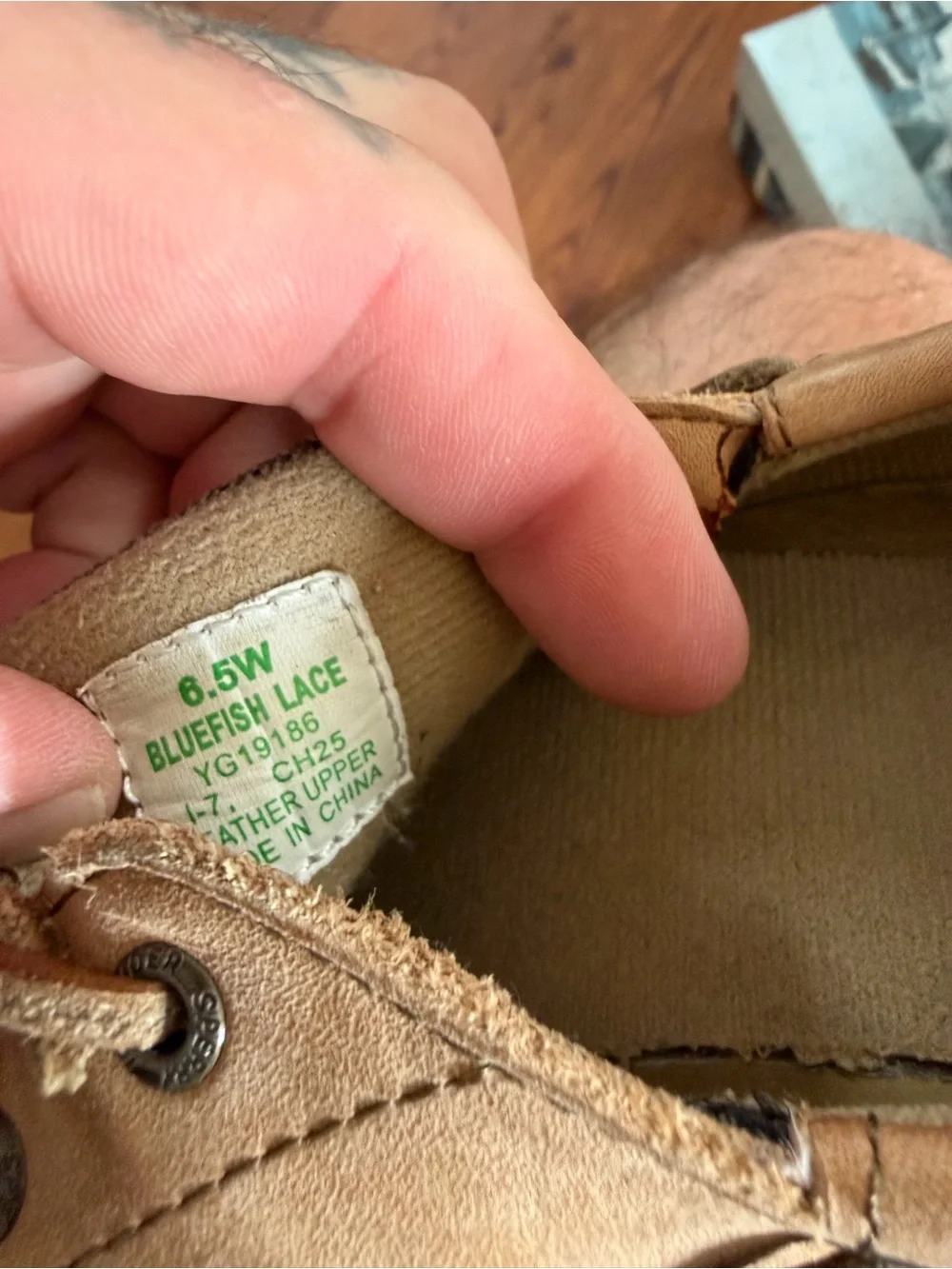 Sperry Kids Tan Leather Boat Shoes